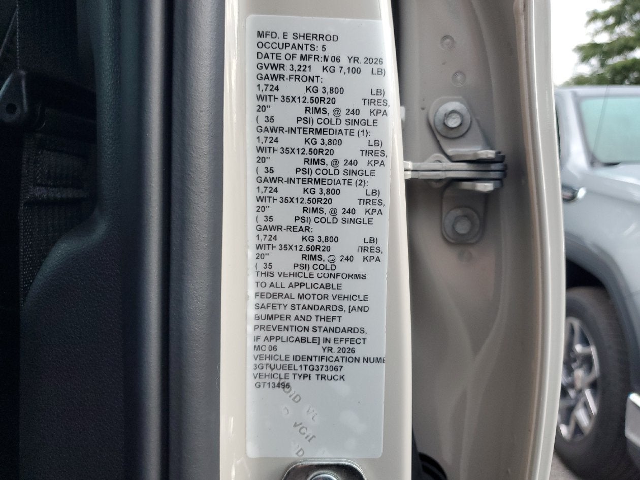 2026 GMC Sierra 1500 AT4