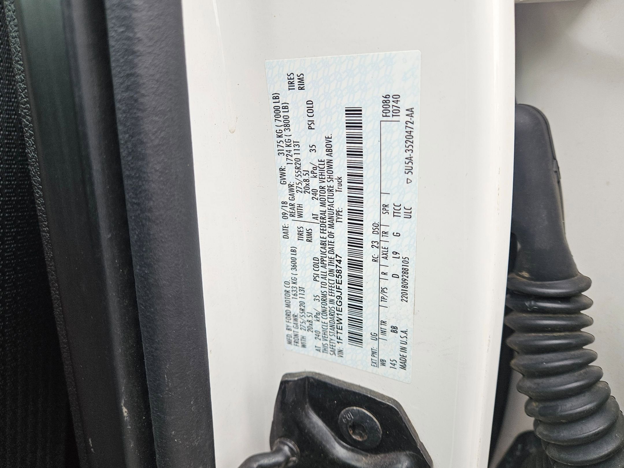 2018 Ford F-150 Platinum