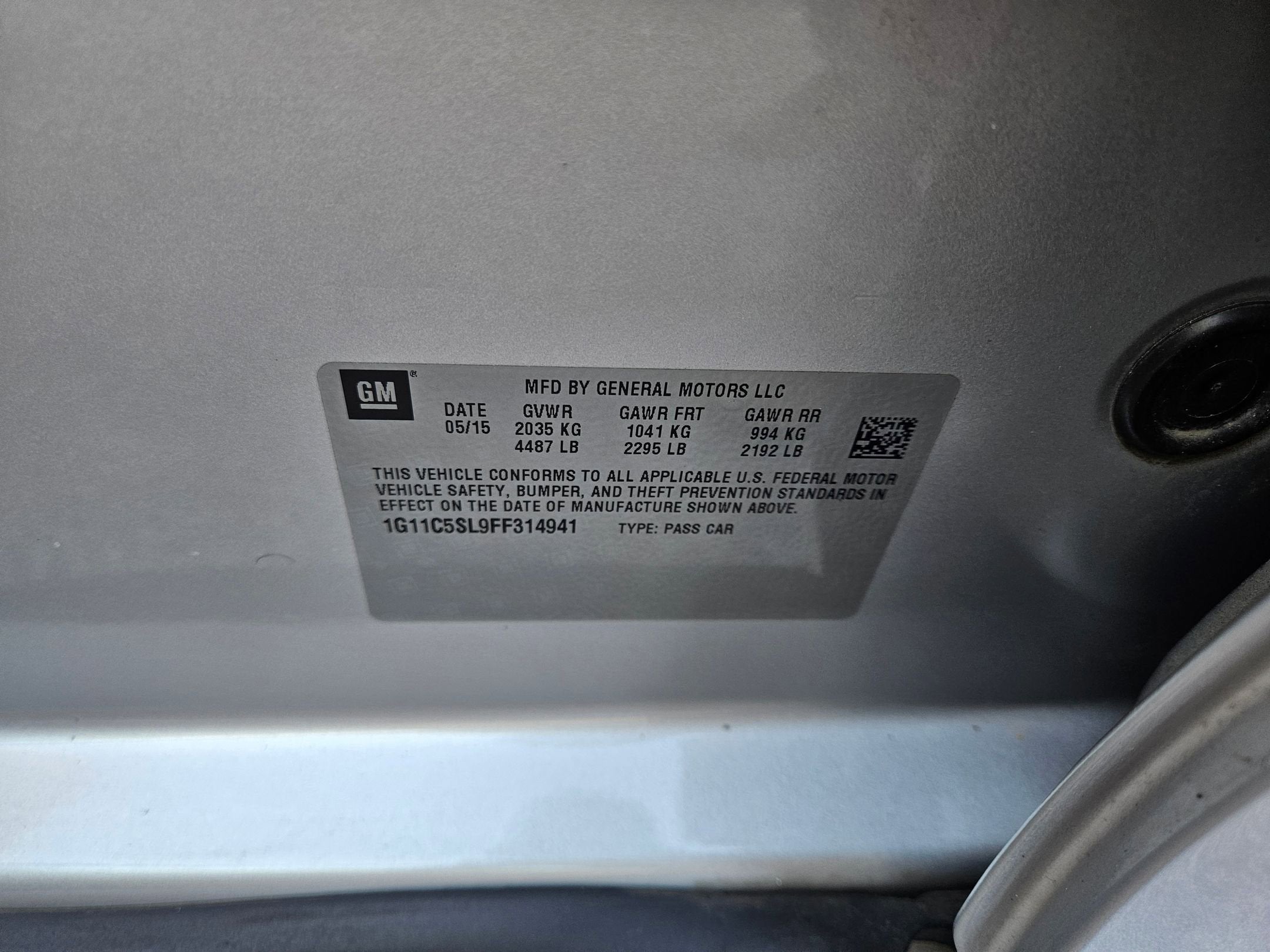 2015 Chevrolet Malibu LT