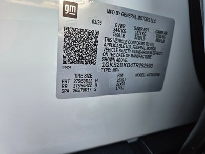 2026 GMC Yukon Elevation