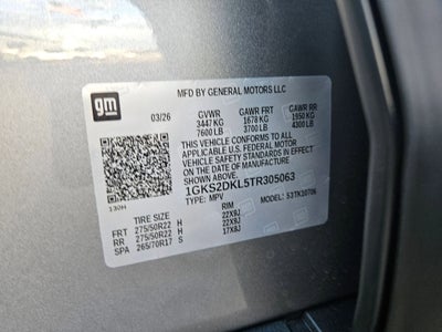 2026 GMC Yukon Denali