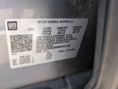 2022 GMC Yukon XL SLT