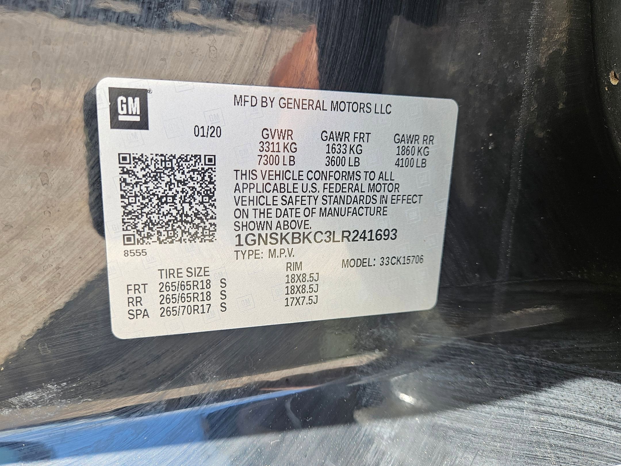 2020 Chevrolet Tahoe LT