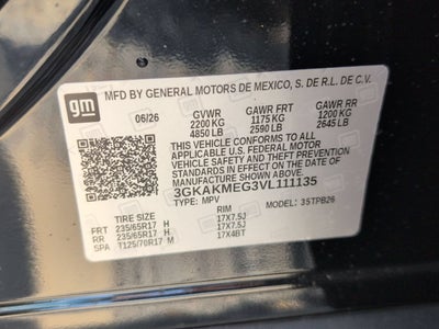 2027 GMC Terrain Elevation