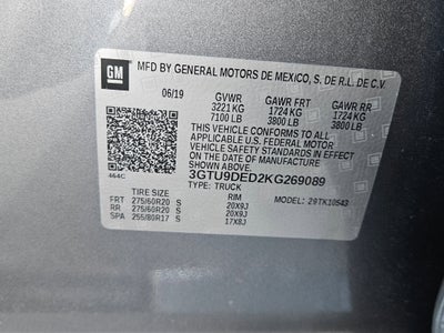 2019 GMC Sierra 1500 SLT