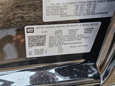 2026 GMC Sierra 1500 AT4