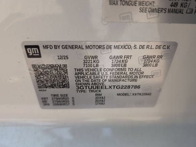 2026 GMC Sierra 1500 AT4