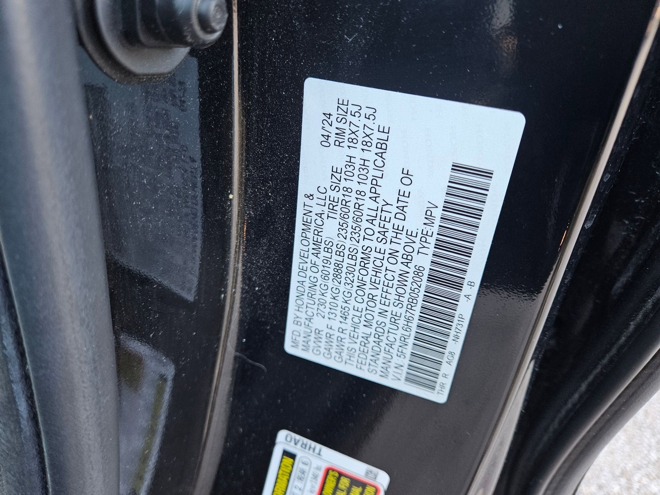 2024 Honda Odyssey EX-L