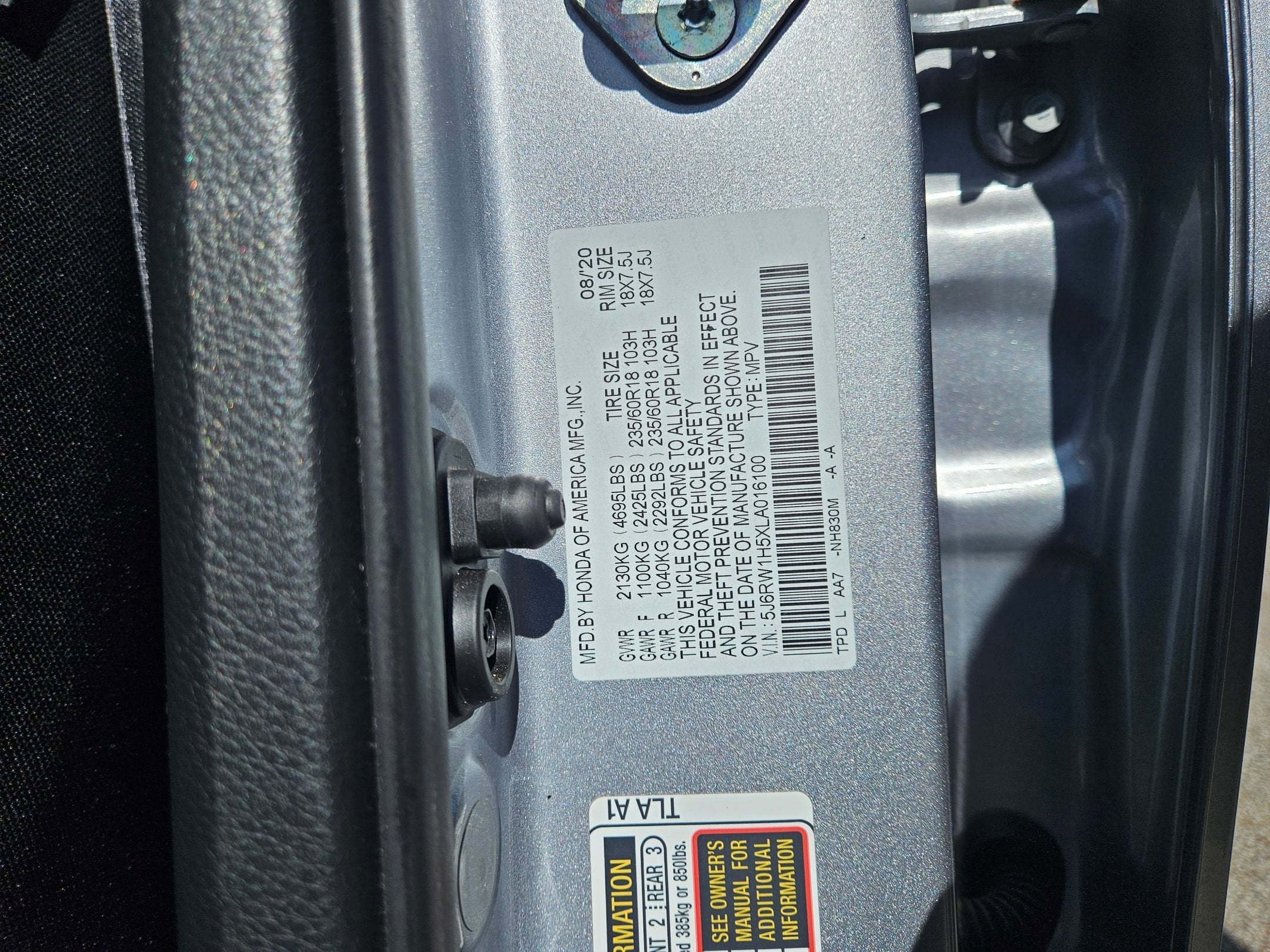 2020 Honda CR-V 2WD EX