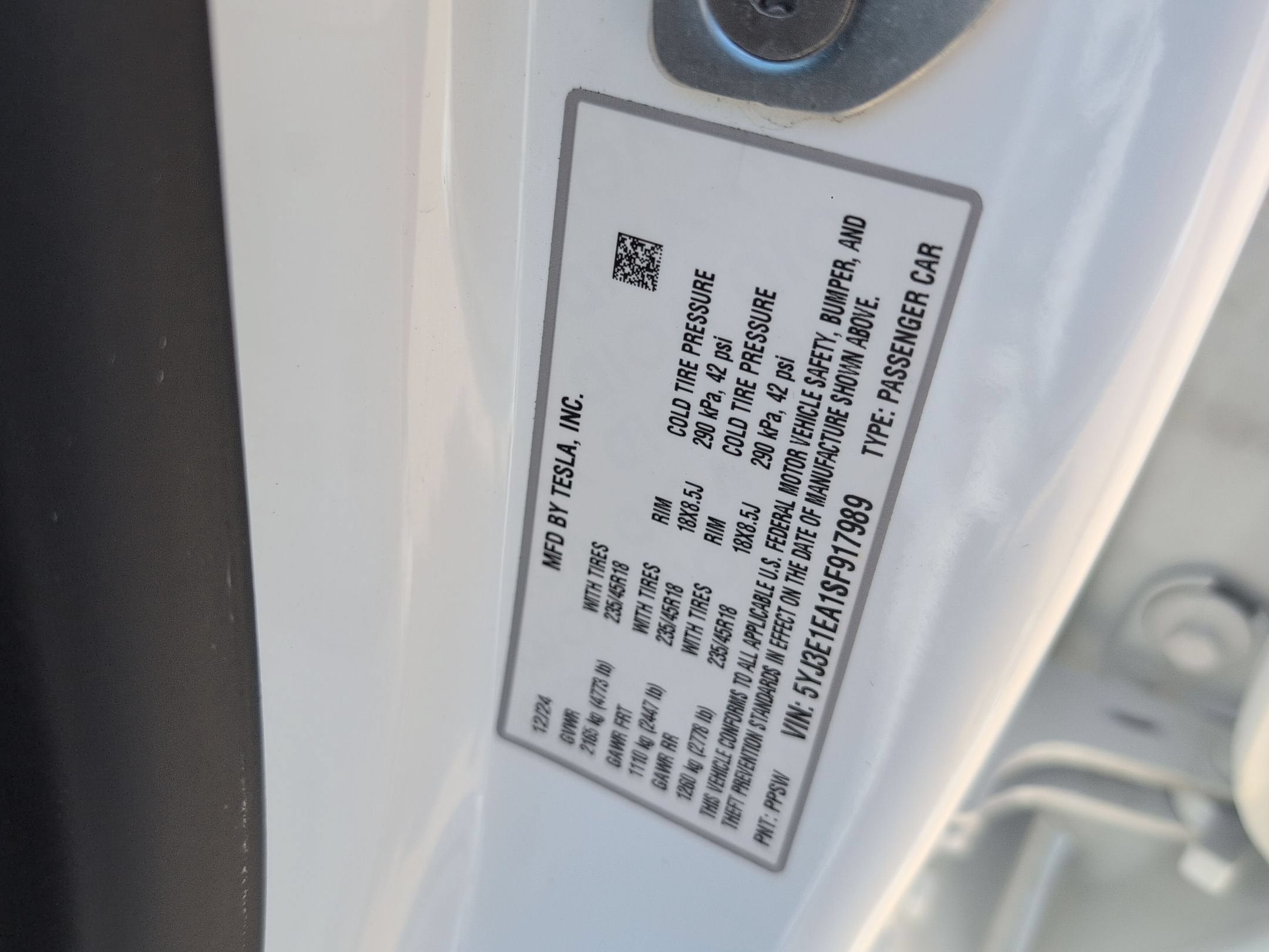 2025 Tesla Model 3 Long Range