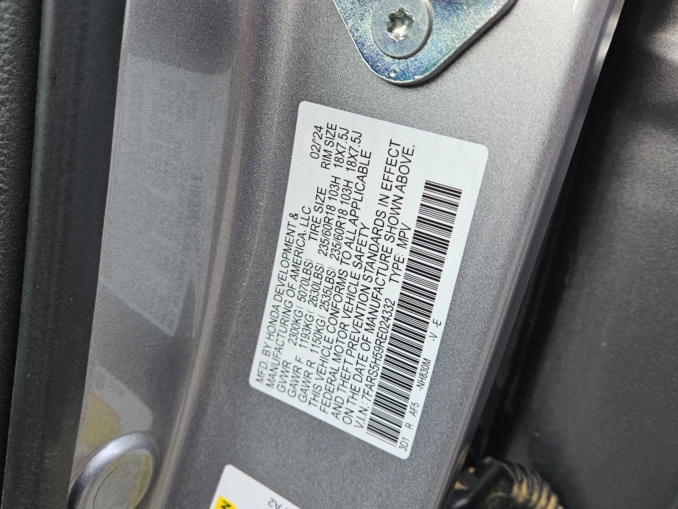 2024 Honda CR-V Hybrid Sport