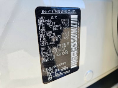 2020 Nissan Armada Platinum 2WD