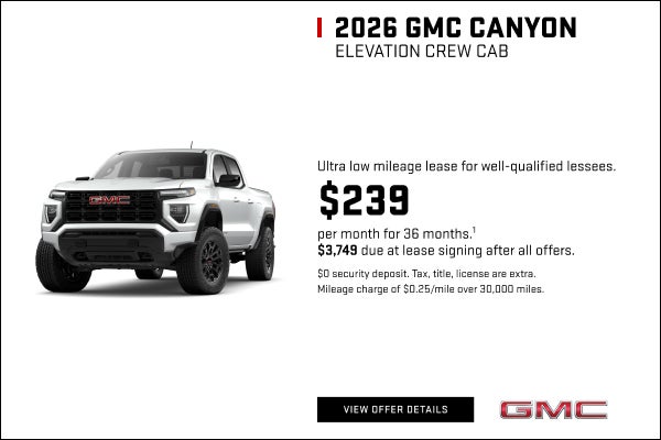 Ultra low mileage lease for well-qualified lessees.

$239 per month for 36 months.1 

$3,749 due ...