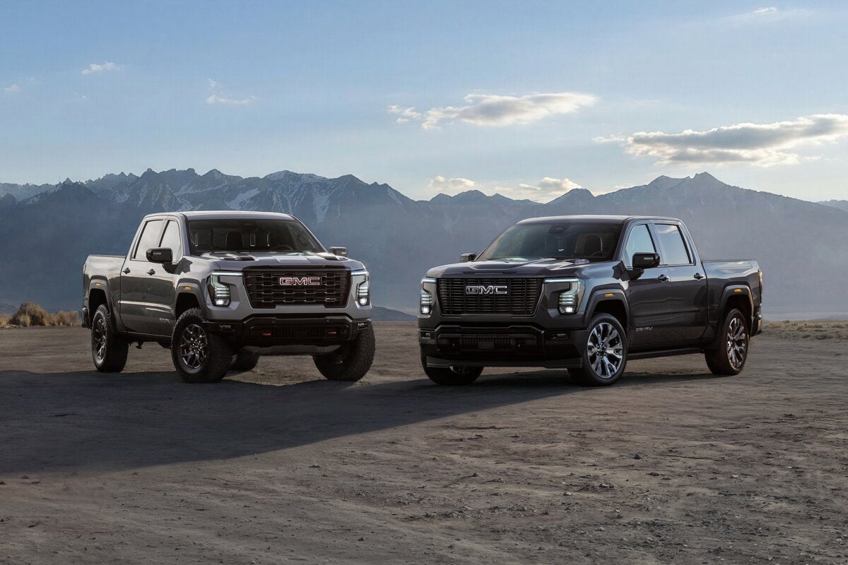 2027 GMC Sierra 1500 AT4X and Denali Ultimate side by side