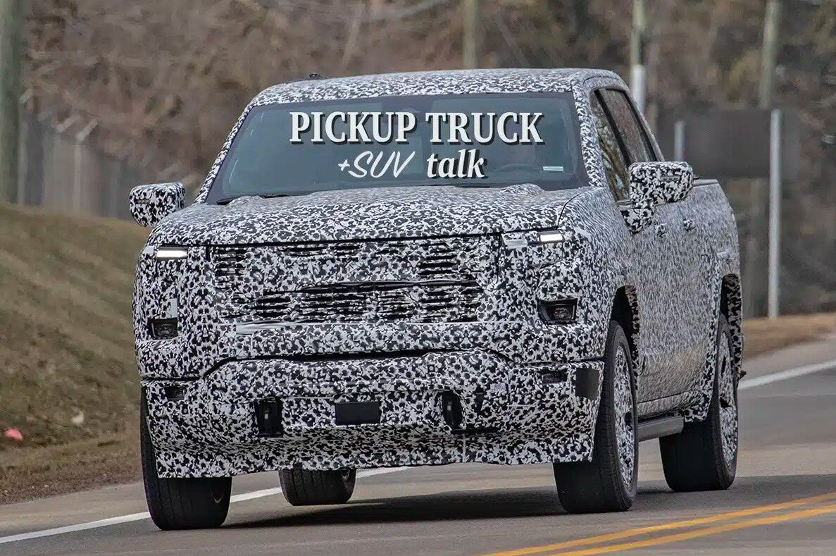 2027 GMC Sierra 1500 prototype in camouflage