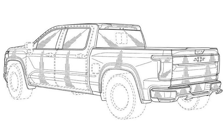 2027 GMC Sierra design study side profile