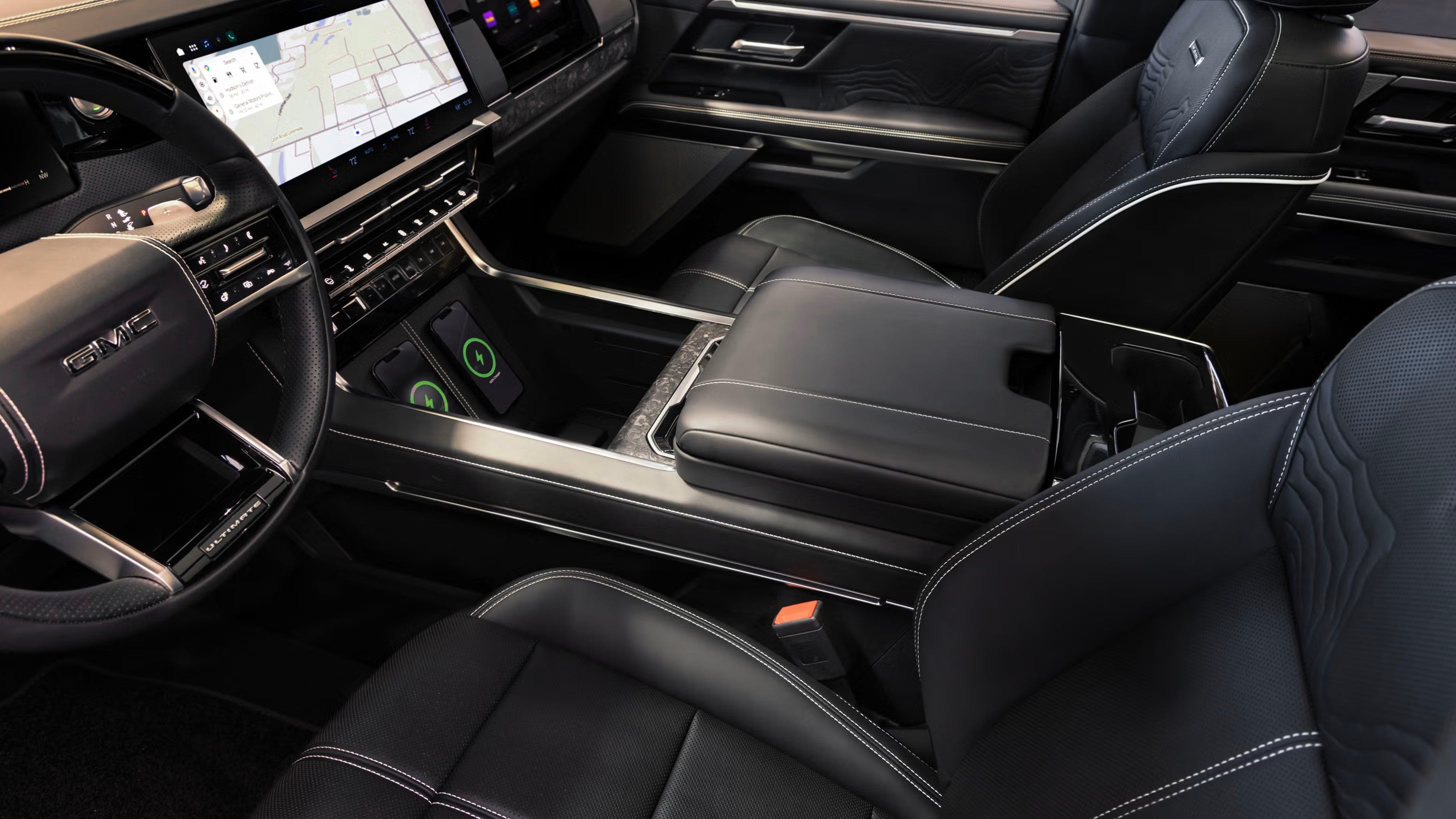 2027 GMC Sierra 1500 center console wireless charging pad