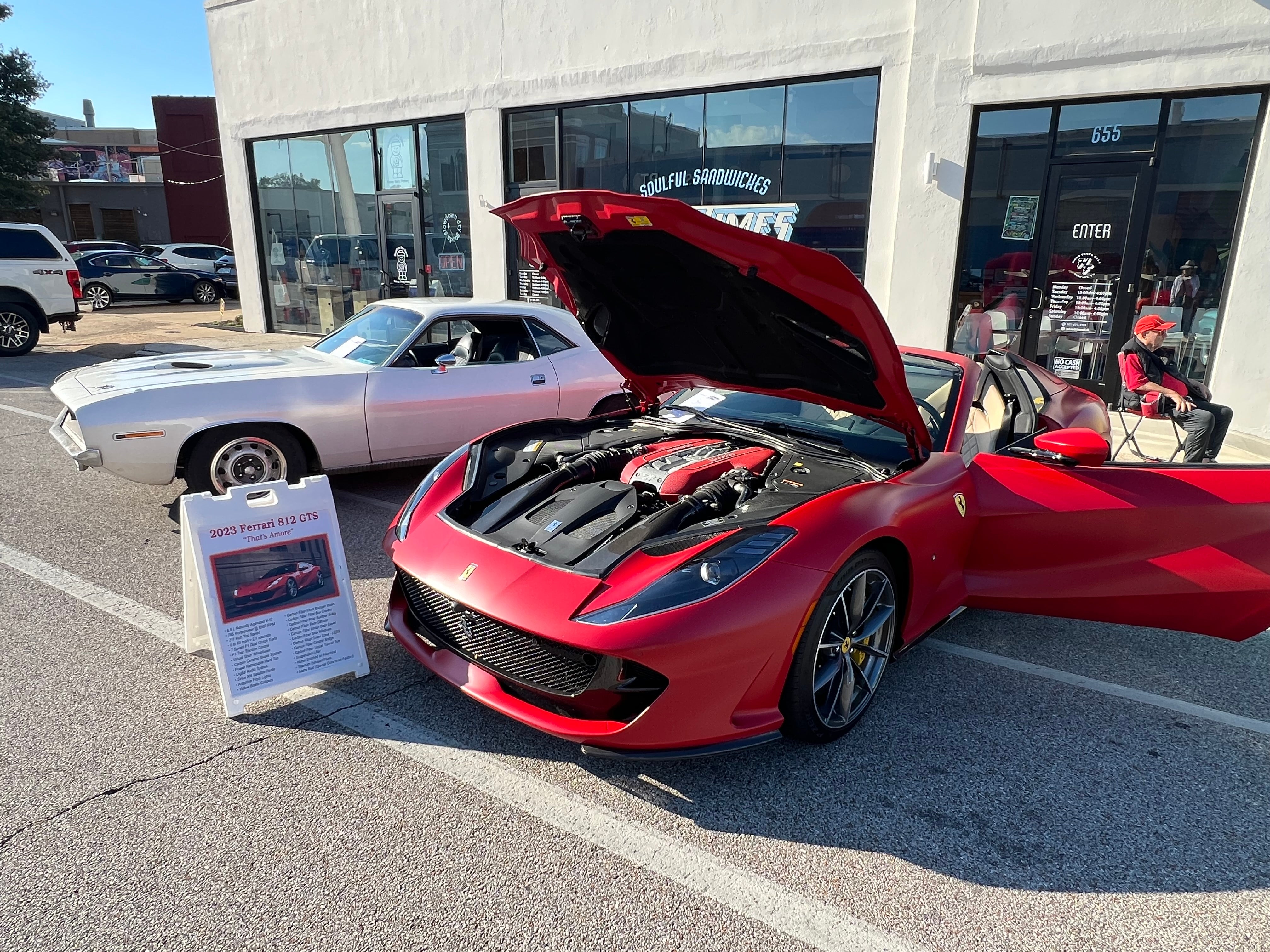 American classic car at Edge Motor Museum