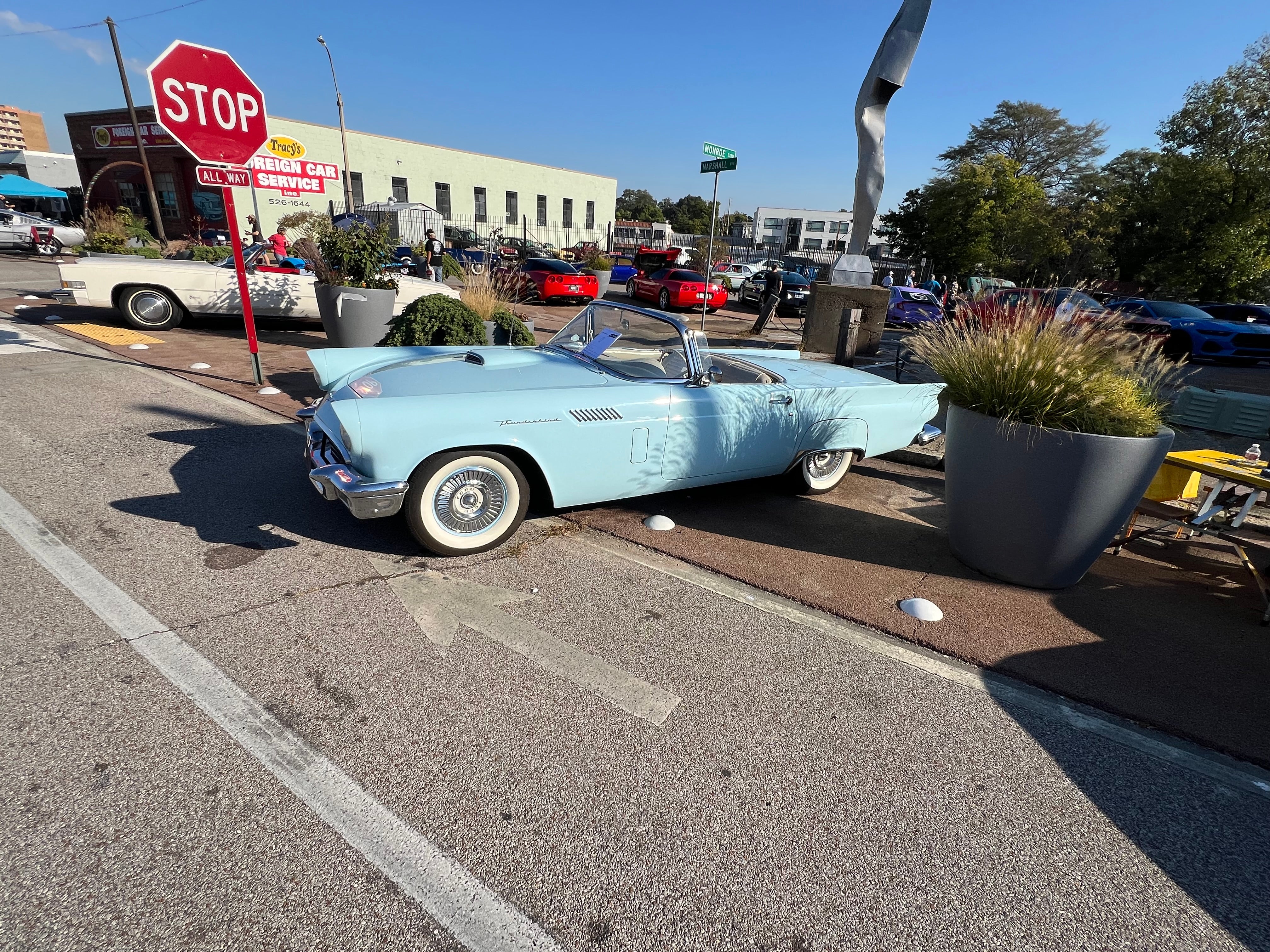 Car show vehicle and exhibit at Edge Motor Museum