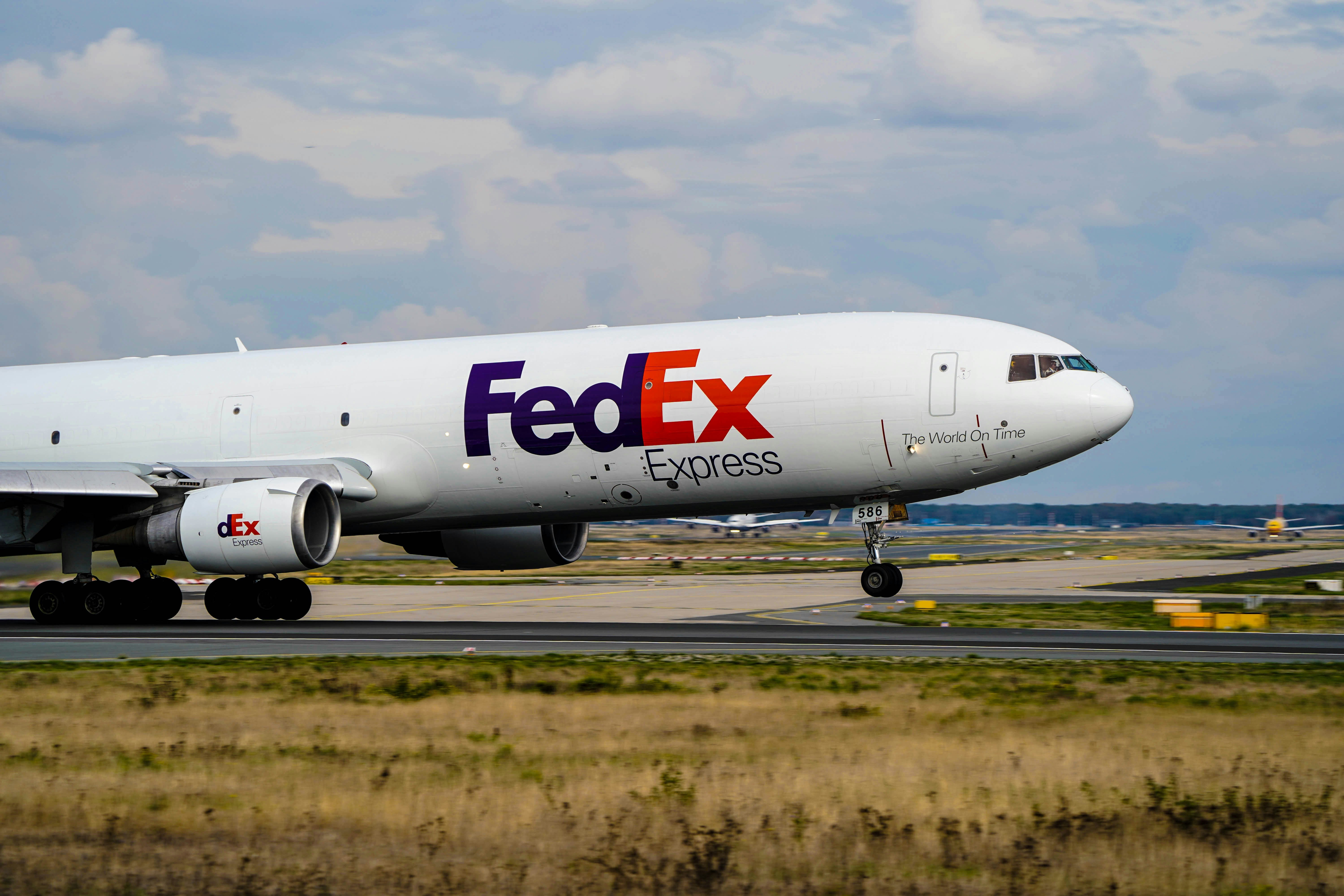 FedEx Express cargo plane at Memphis International Airport — the FedEx World Hub