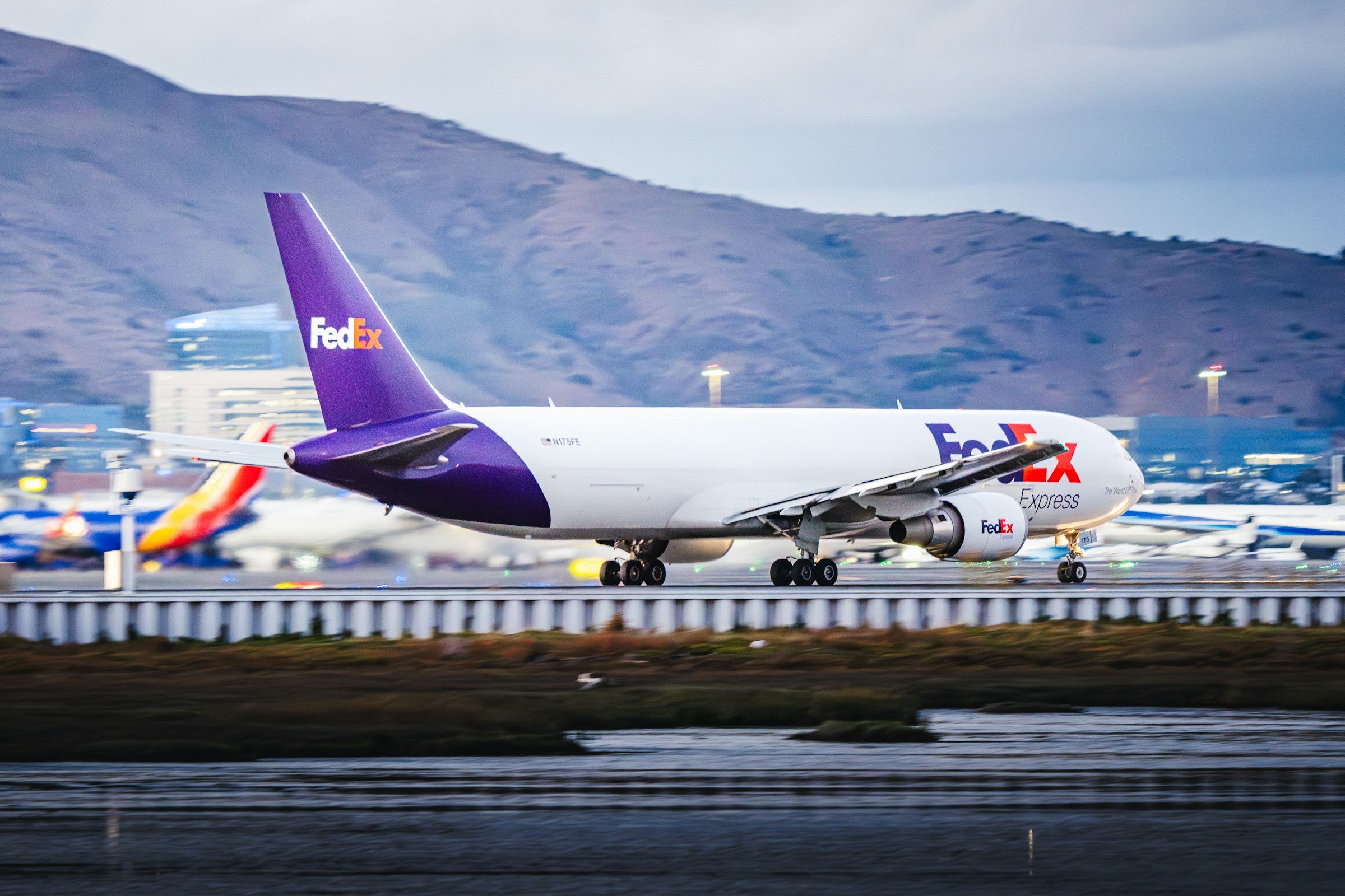 FedEx Ground delivery trucks — Memphis Tennessee GM Supplier Discount