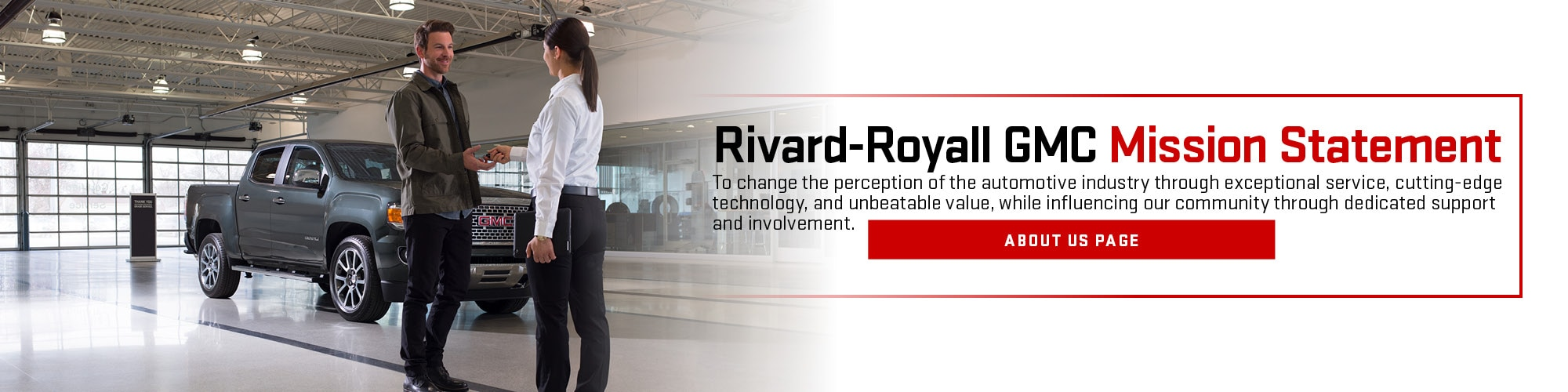 Rivard Royall GMC Misson Statement at Rivard-Royall GMC in MEMPHIS