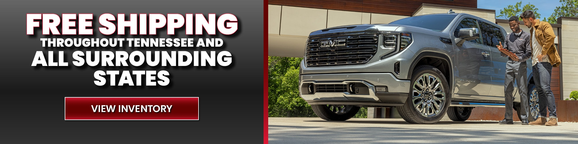 Free shipping throughout Tennessee at Rivard-Royall GMC in MEMPHIS
