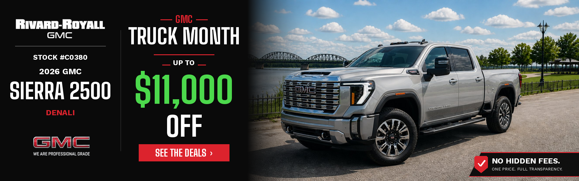 2026 GMC Sierra 2500 Denali - Up to $11,000 Off