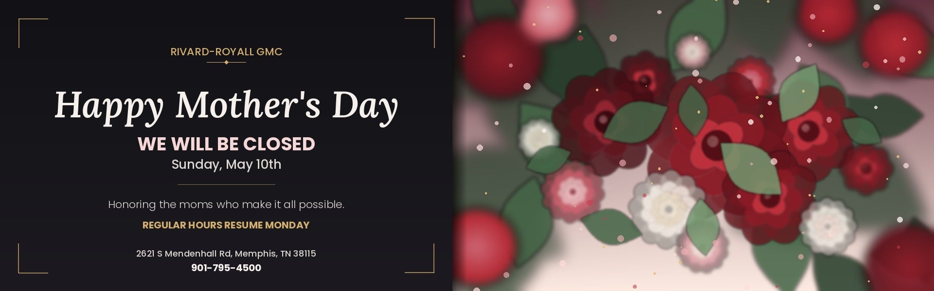 Closed Mother's Day