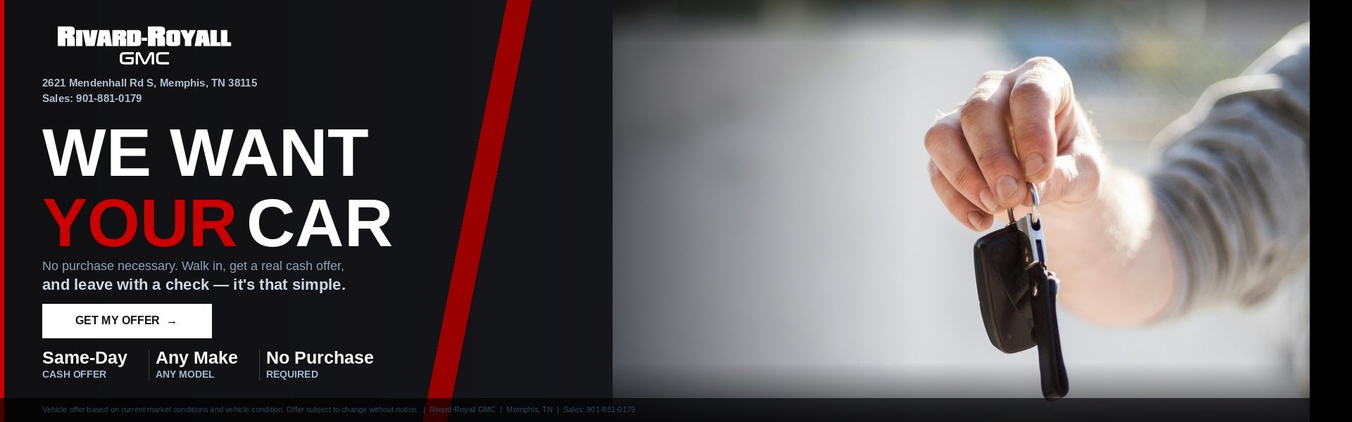 Sell Your Car in Memphis TN | Rivard-Royall GMC