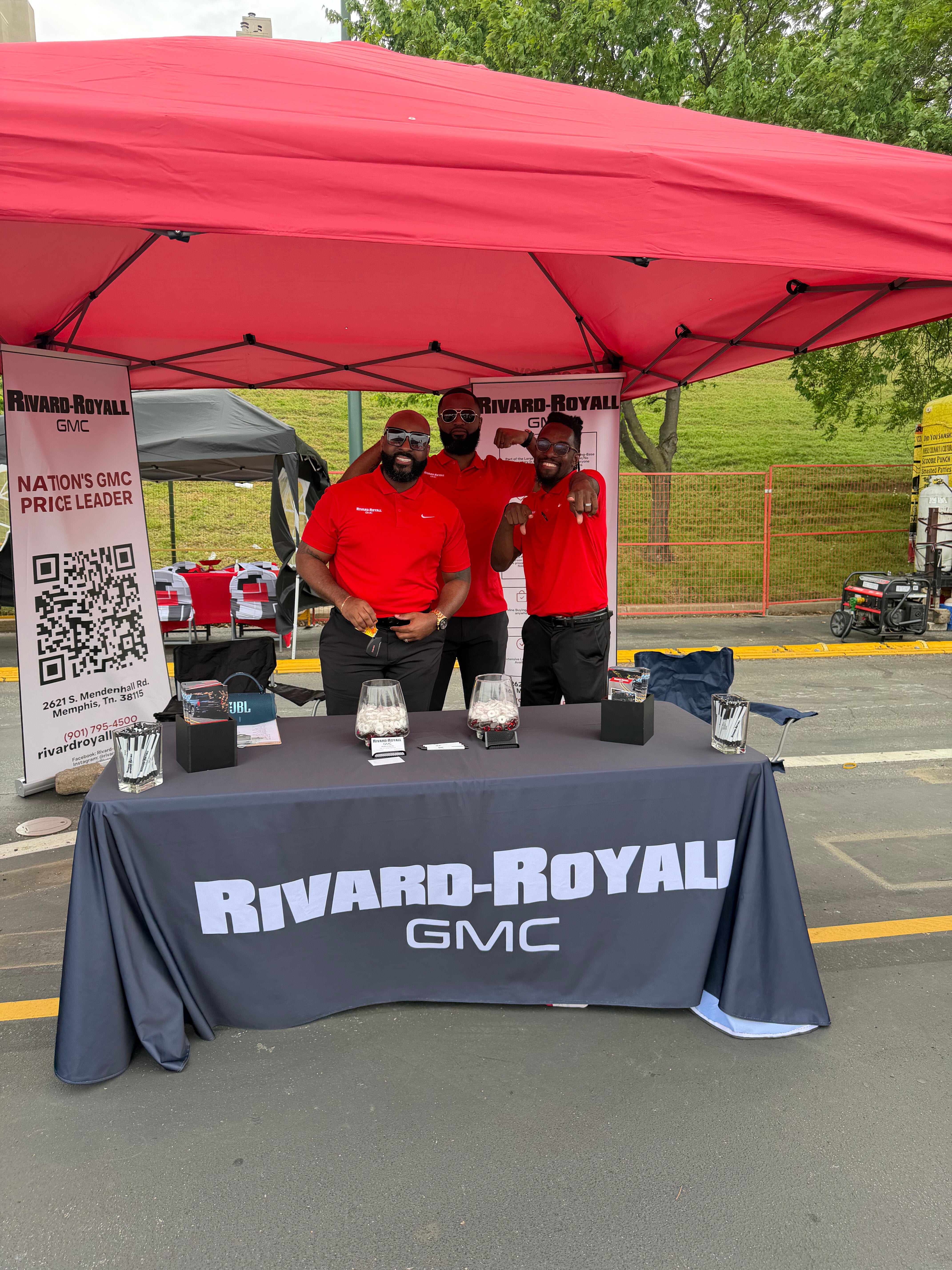 The Rivard-Royall GMC team together at the 2026 Mimosa Festival in Memphis