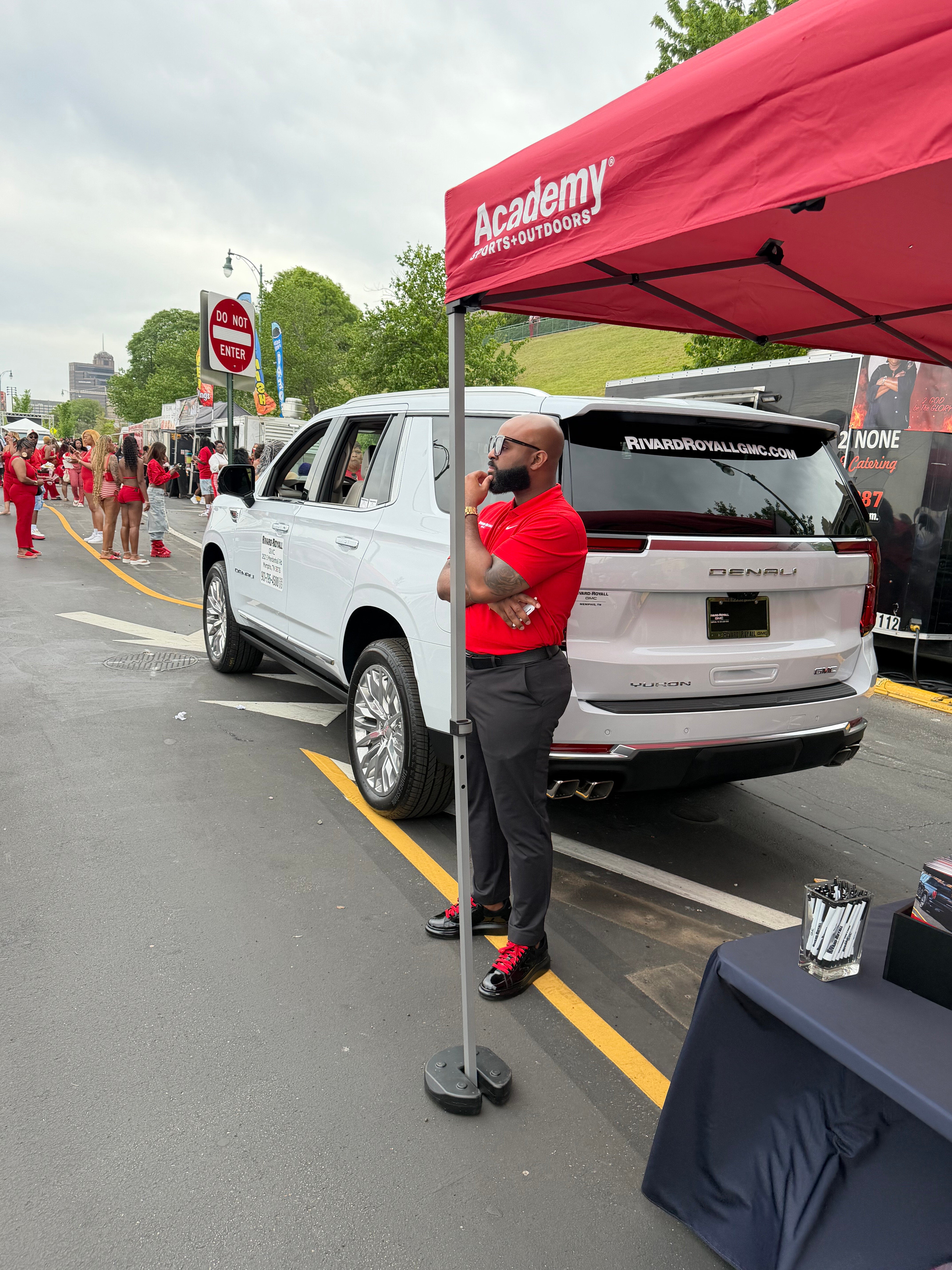 GMC vehicle on display at the Mimosa Festival Memphis 2026